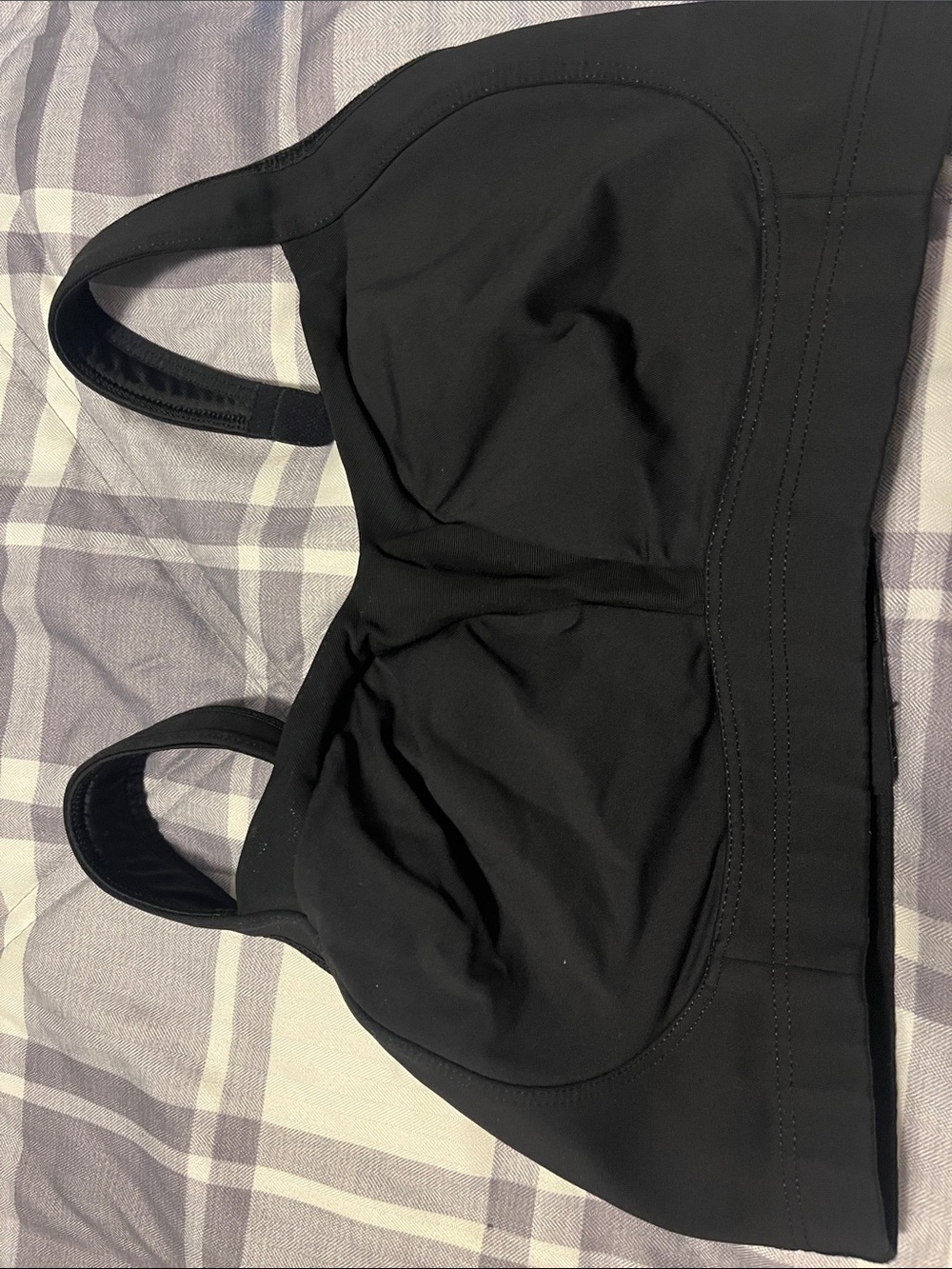 lululemon athletica Black Wireless Support Bra